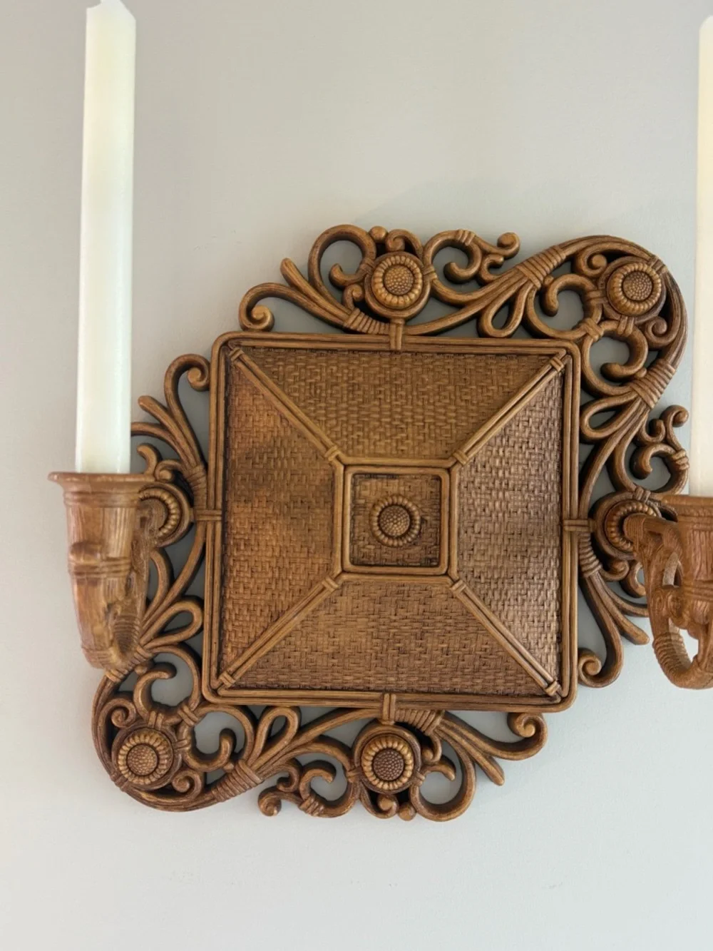 Vintage 70’s Homco Wall Sconce